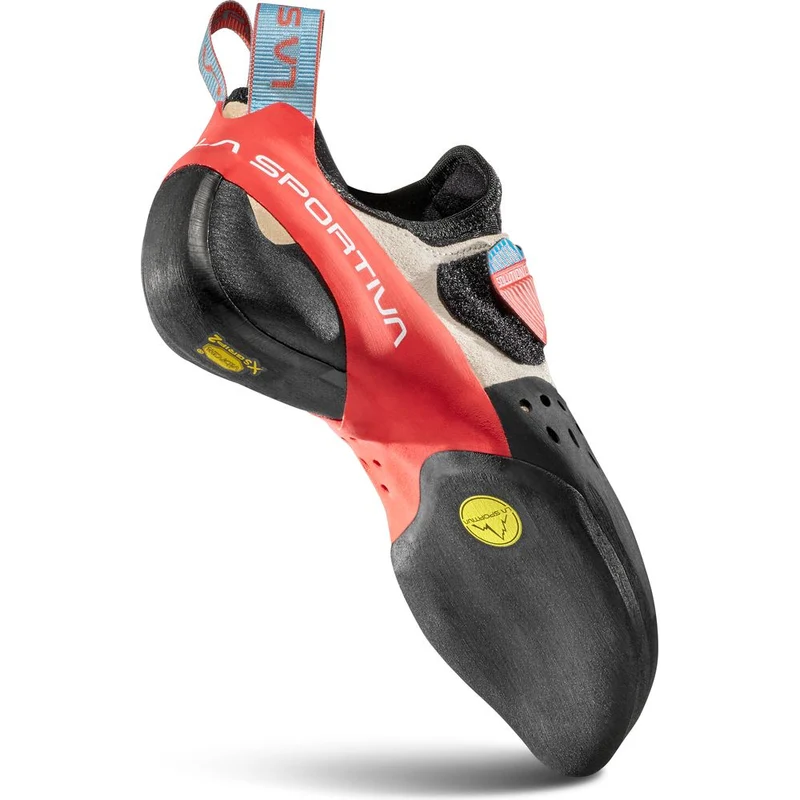 La Sportiva Solution Comp Damen Kletterschuh hibiscus-malibu-blue