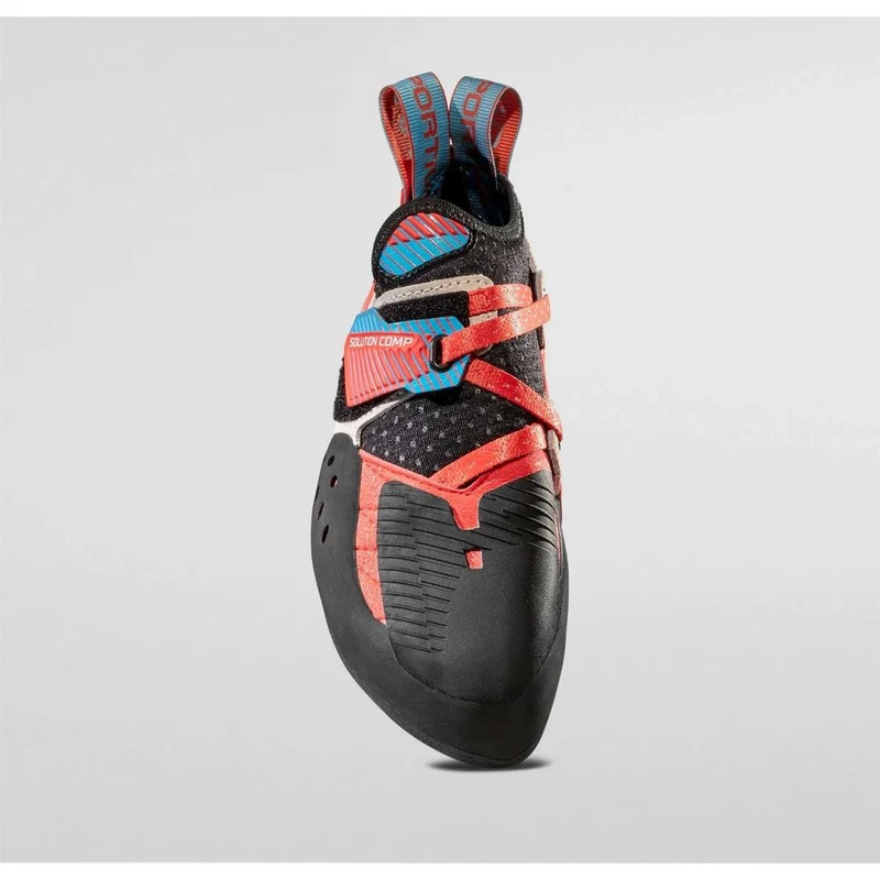 La Sportiva Solution Comp Damen Kletterschuh hibiscus-malibu-blue