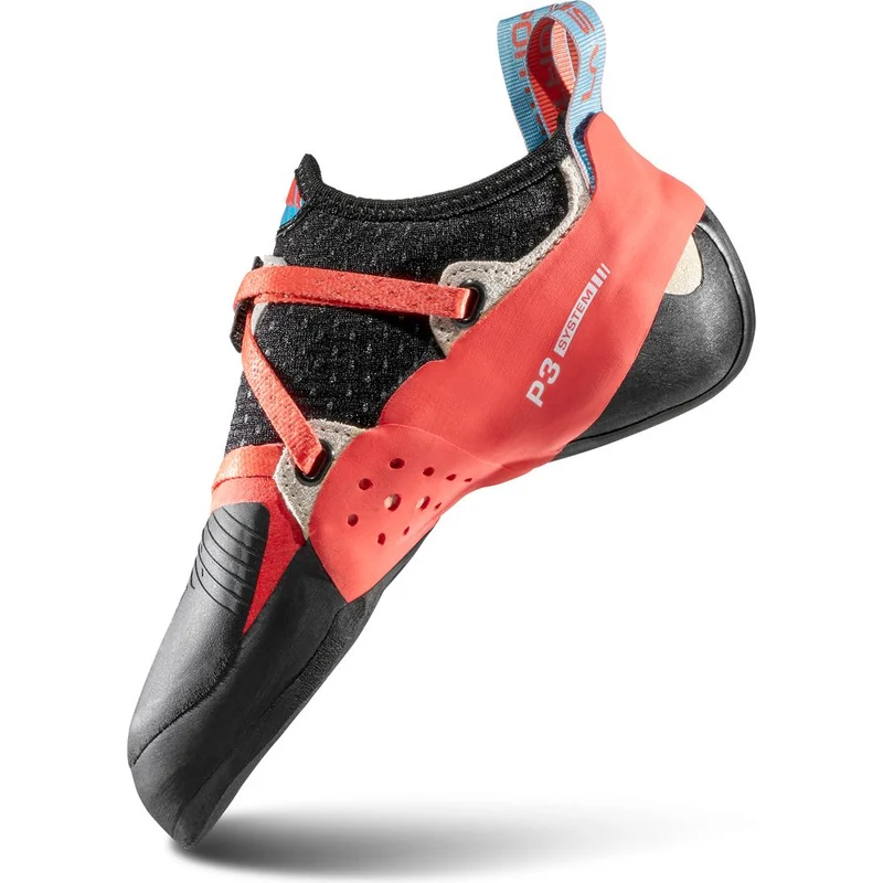 La Sportiva Solution Comp Damen Kletterschuh hibiscus-malibu-blue
