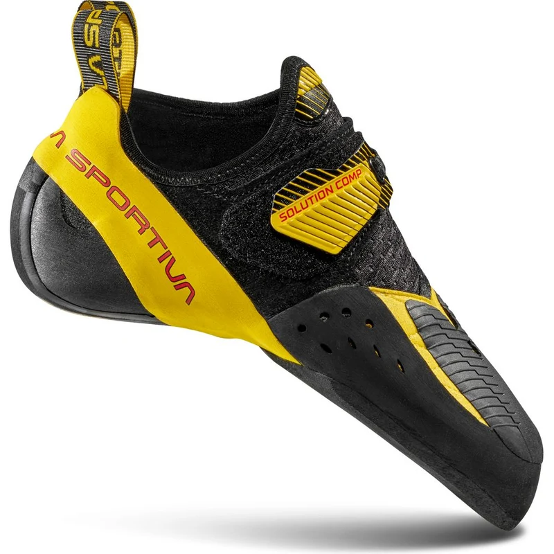 La Sportiva Solution Comp Herren Kletterschuh black-yellow