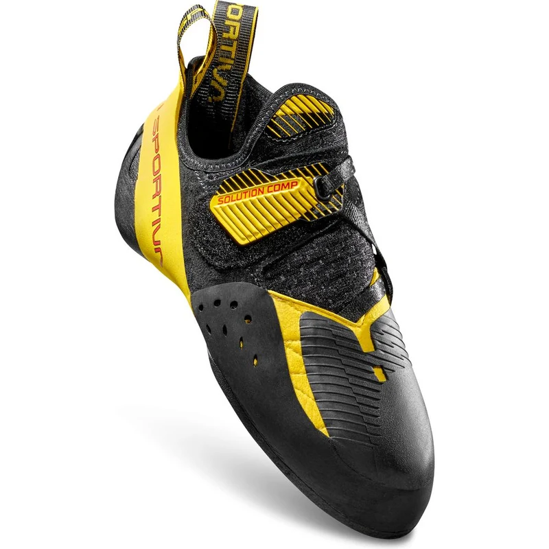 La Sportiva Solution Comp Herren Kletterschuh black-yellow