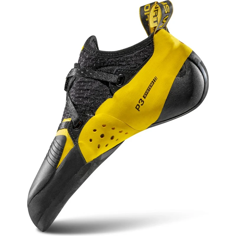 La Sportiva Solution Comp Herren Kletterschuh black-yellow