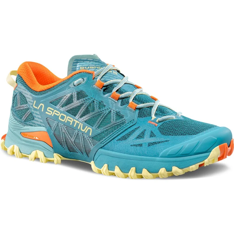La Sportiva Bushido III Wide Damen Trailrunningschuh everglade zest