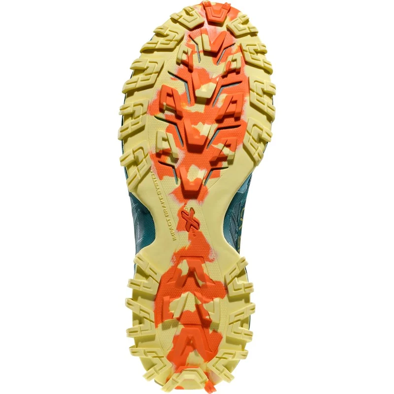 La Sportiva Bushido III Wide Damen Trailrunningschuh everglade zest