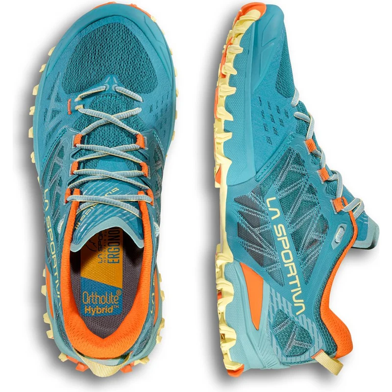 La Sportiva Bushido III Wide Damen Trailrunningschuh everglade zest