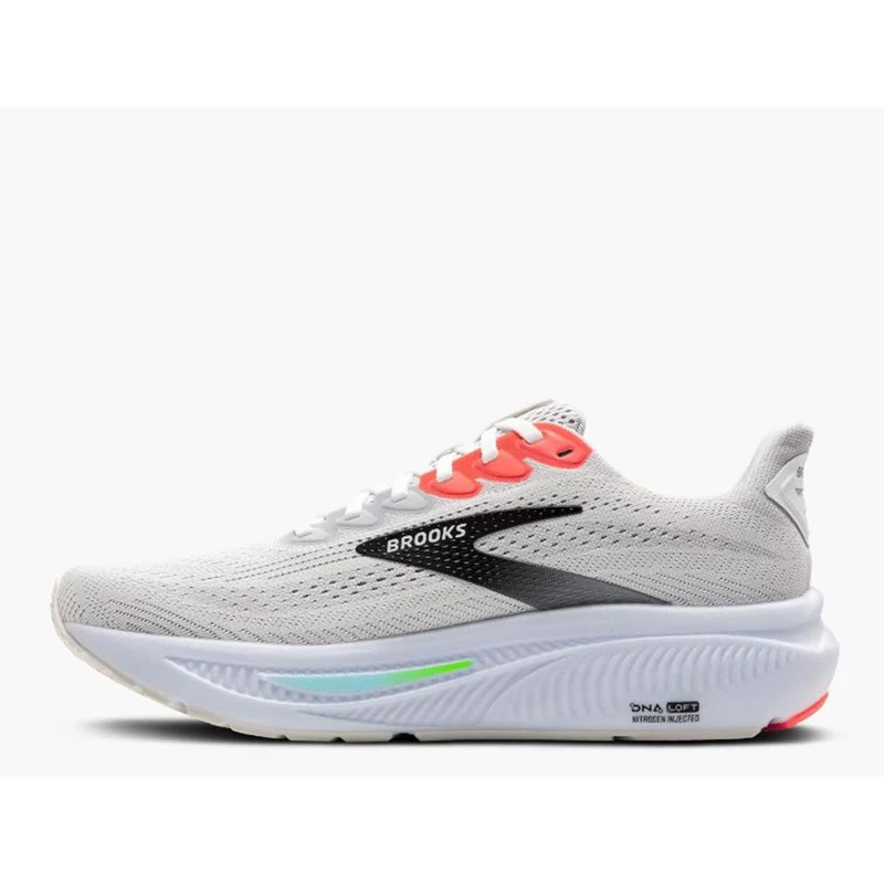 Brooks Ghost 17 Men white pink clay gecko