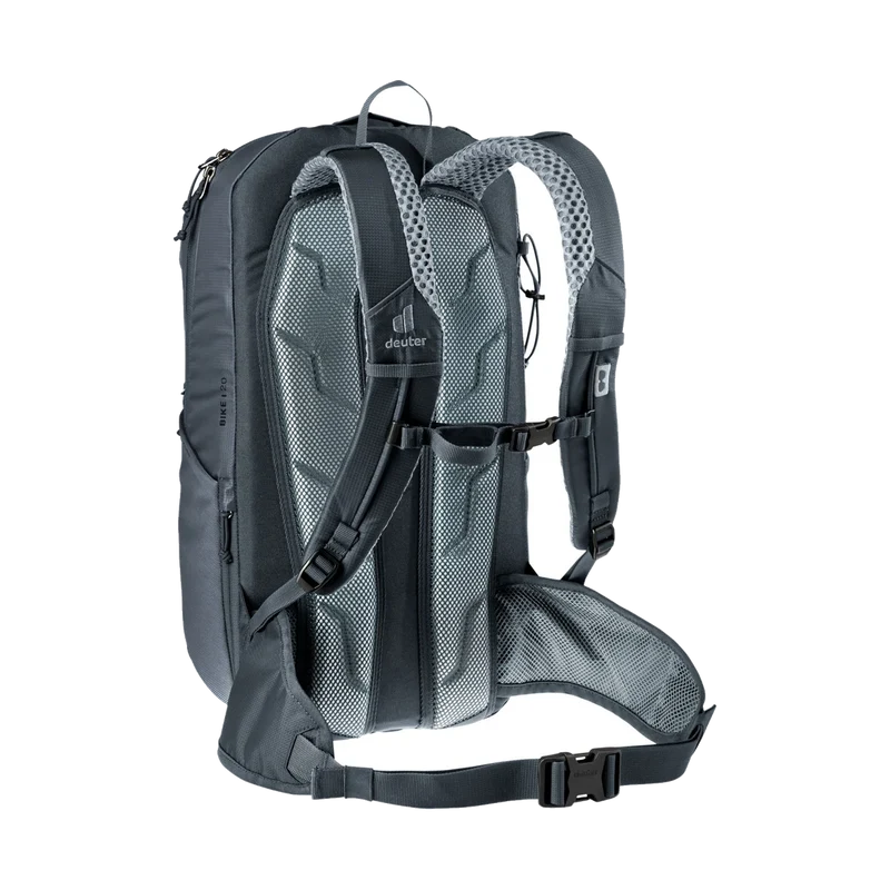 Deuter Bike 20 Black, funktioneller Bike-Rucksack für Touren und Alltag