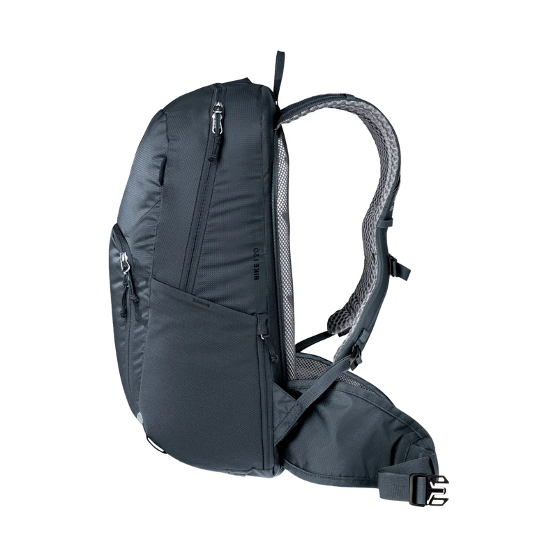 Deuter Bike 20 Black, funktioneller Bike-Rucksack für Touren und Alltag