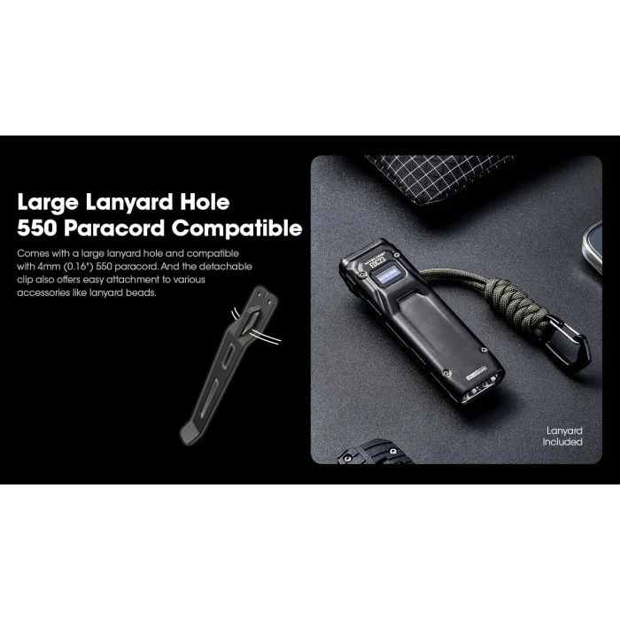 Nitecore | EDC23 | Zaklamp Oplaadbaar | 2500 Lumen