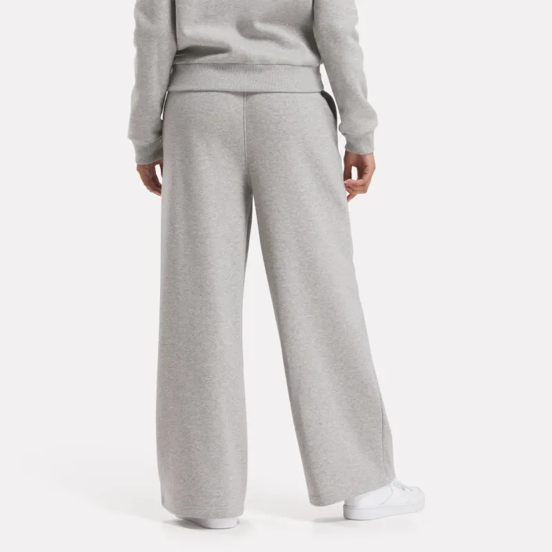 Identity Small Logo Wide Leg Pant