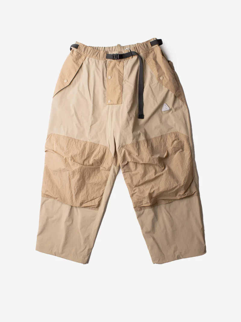 Pantaloni utility shell beige