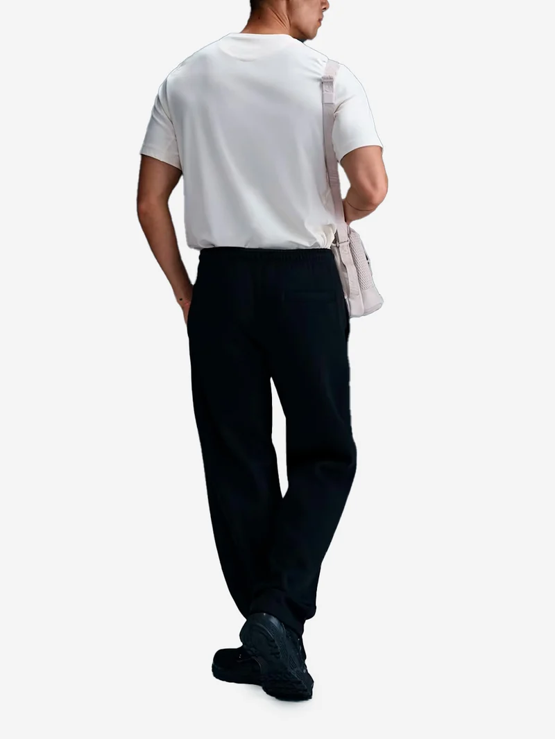 Pantaloni in fleece con orlo aperto