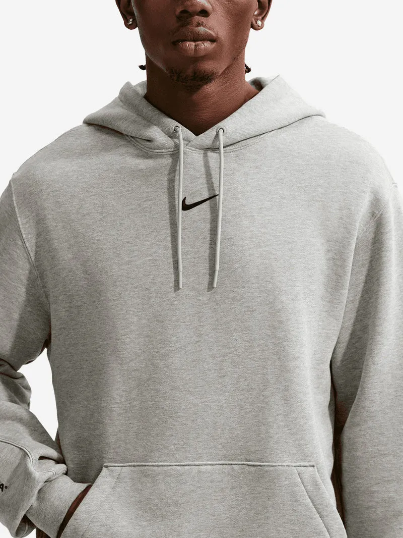x Drake NOCTA Felpa grigia in fleece con cappuccio CS 2