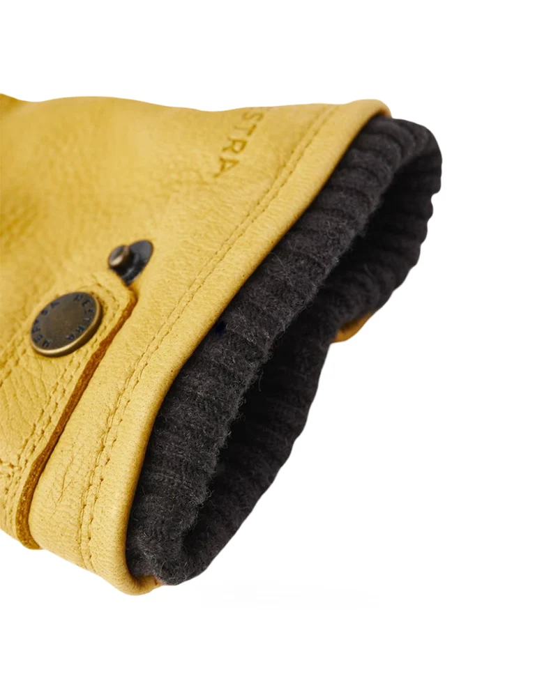 Hestra Utsjö Elk Leather Glove Natural Yellow