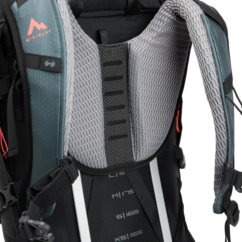 McKinley Trekkingrucksack Yukon II CT 50w+10 Vario blue-petrol-black-ni