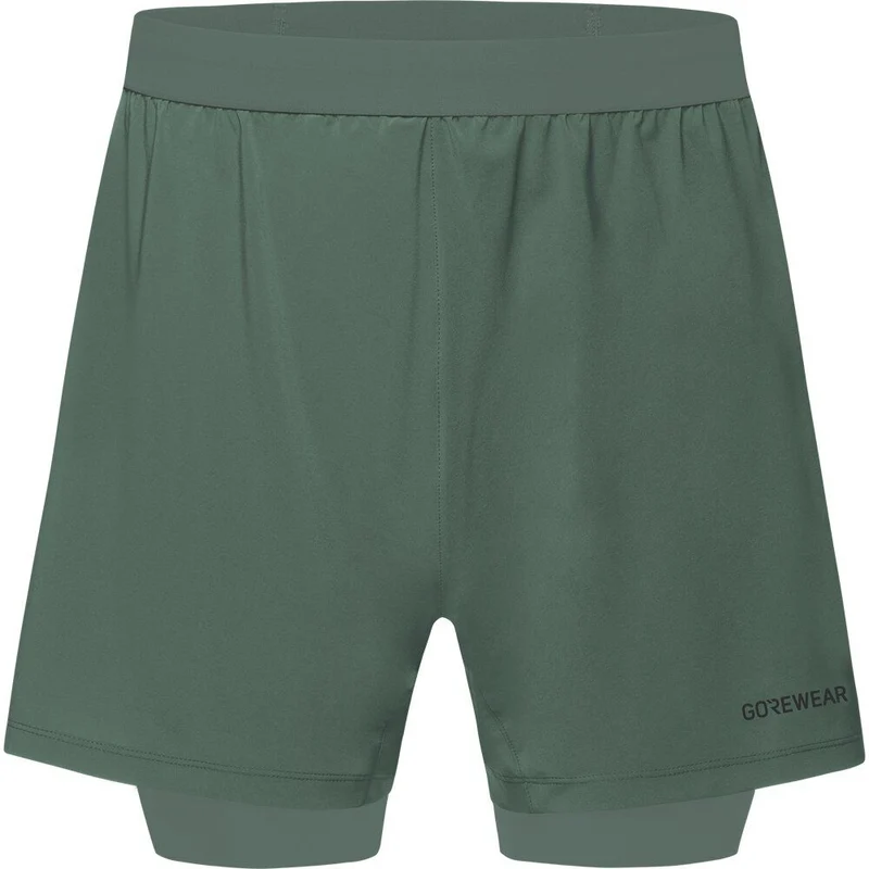 Gorewear Concurve 5” 2in1 Shorts Herren Laufhose slate-green