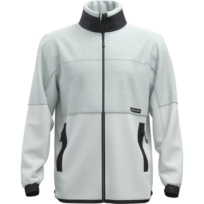 Ortovox Fleece Teddy Jacket Herren Fleecejacke grey-ice