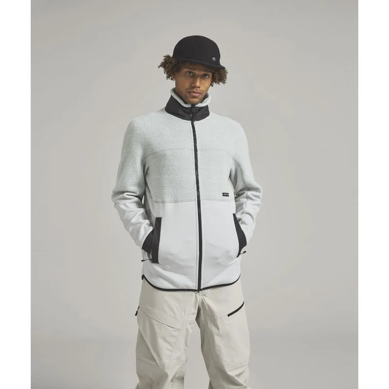 Ortovox Fleece Teddy Jacket Herren Fleecejacke grey-ice