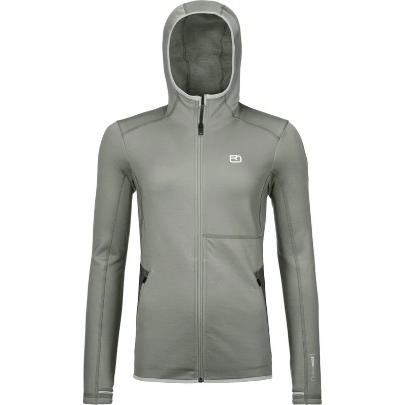Ortovox Fleece Hoody Damen Fleecejacke green-sage
