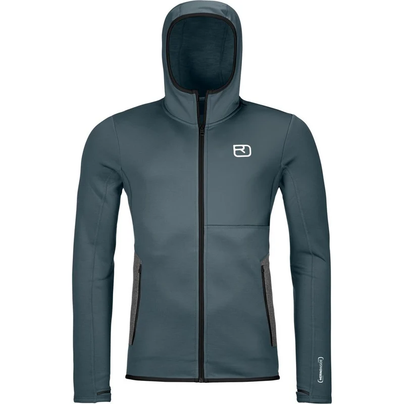 Ortovox Fleece Hoody Herren Fleecejacke dark-arctic-grey