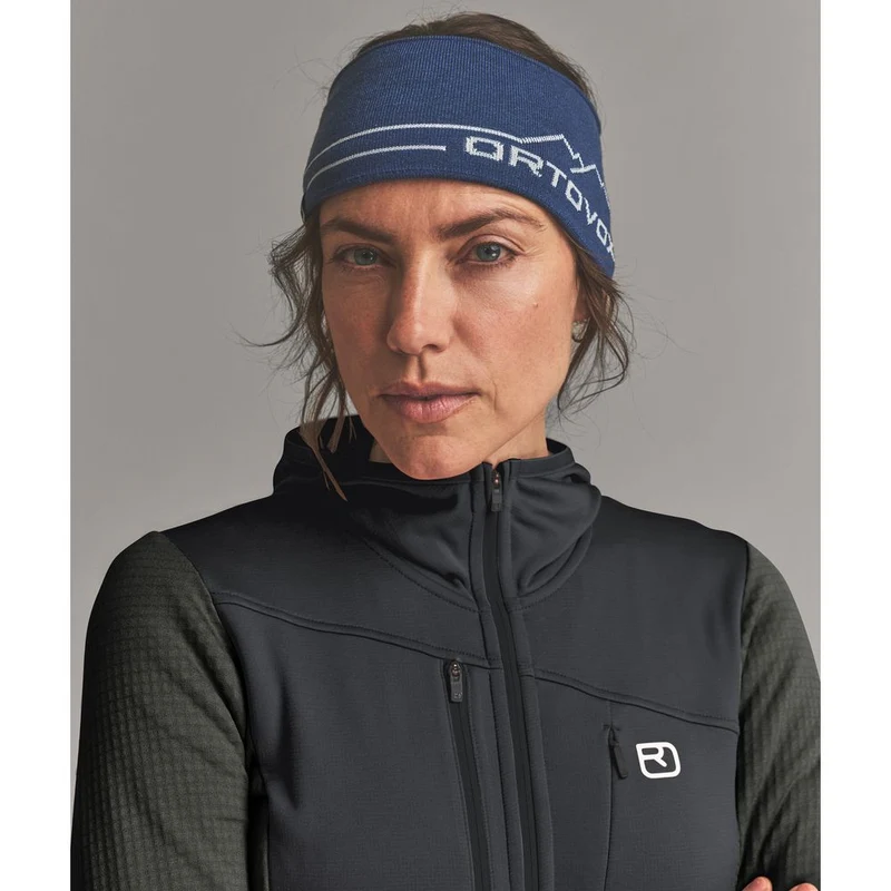 Ortovox Fleece Grid Hoody Damen Fleecejacke black-raven