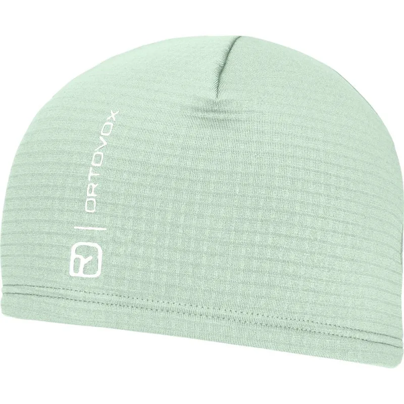 Ortovox Fleece Grid Beanie Mütze green-acid
