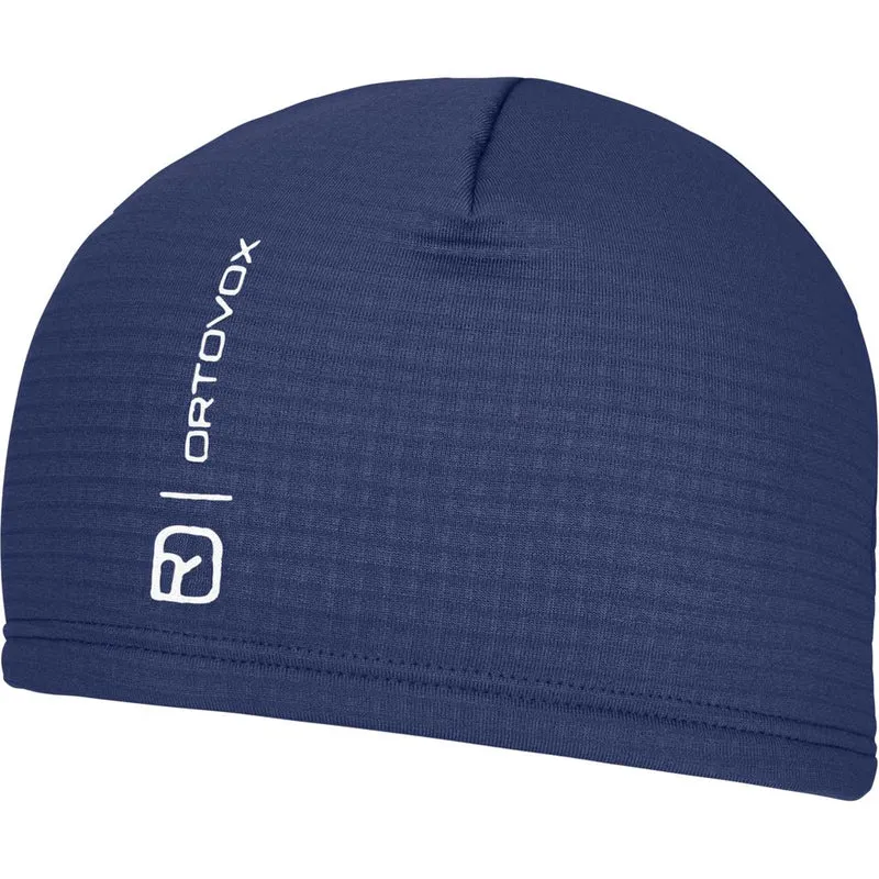Ortovox Fleece Grid Beanie Mütze blue-nunatak