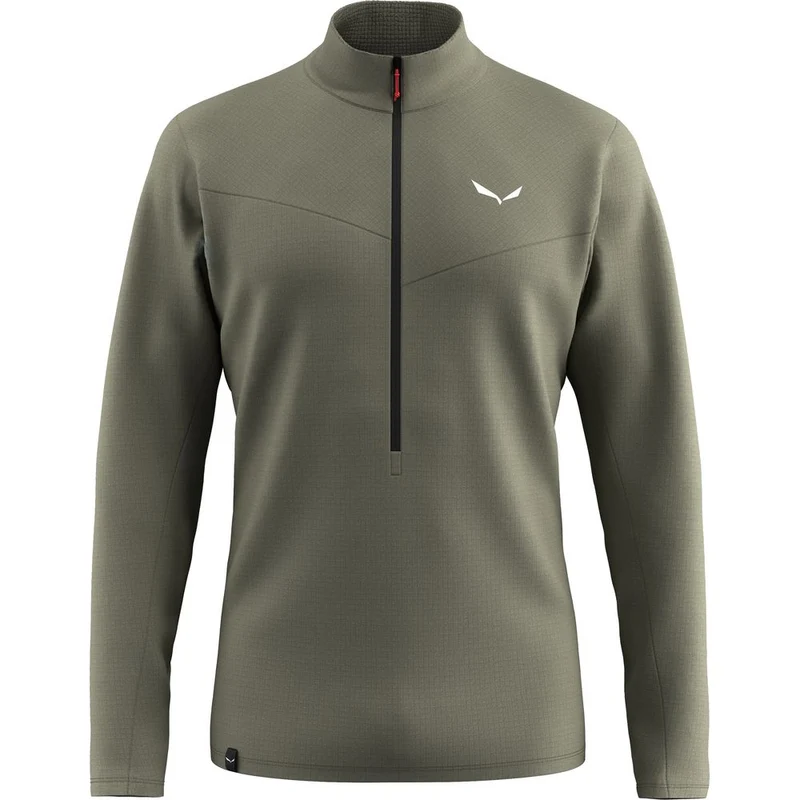 Salewa Puez Cammino Polarlite Half-Zip Midlayer Herren faded-green