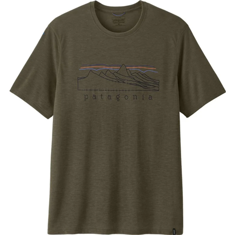 Patagonia Cap Cool Trail Shirt Stratapeaks Herren basin-green