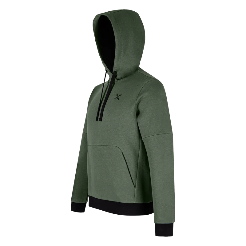 LOGO COTTON HOODED SWEATER