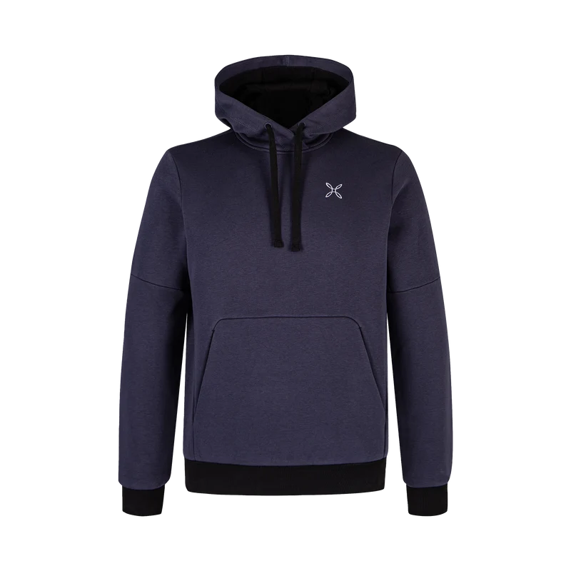 LOGO COTTON HOODED SWEATER