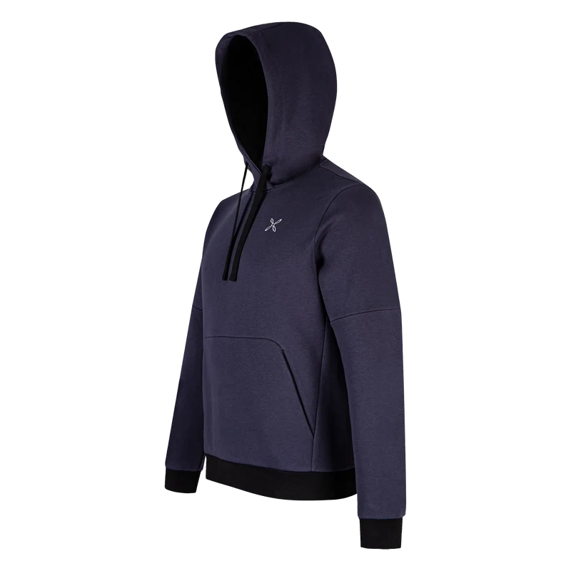 LOGO COTTON HOODED SWEATER