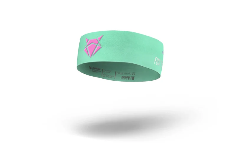 Lightweight Headband Narrow Mint Purple