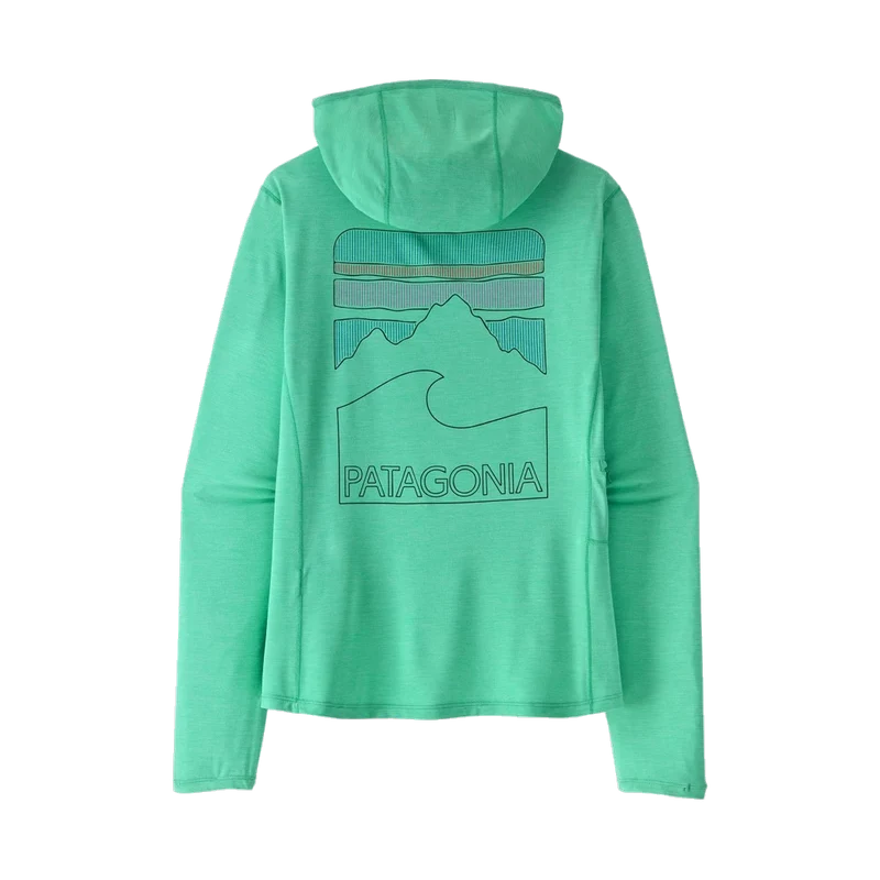 Patagonia Cap Cool Sun Hoody Peak Woman