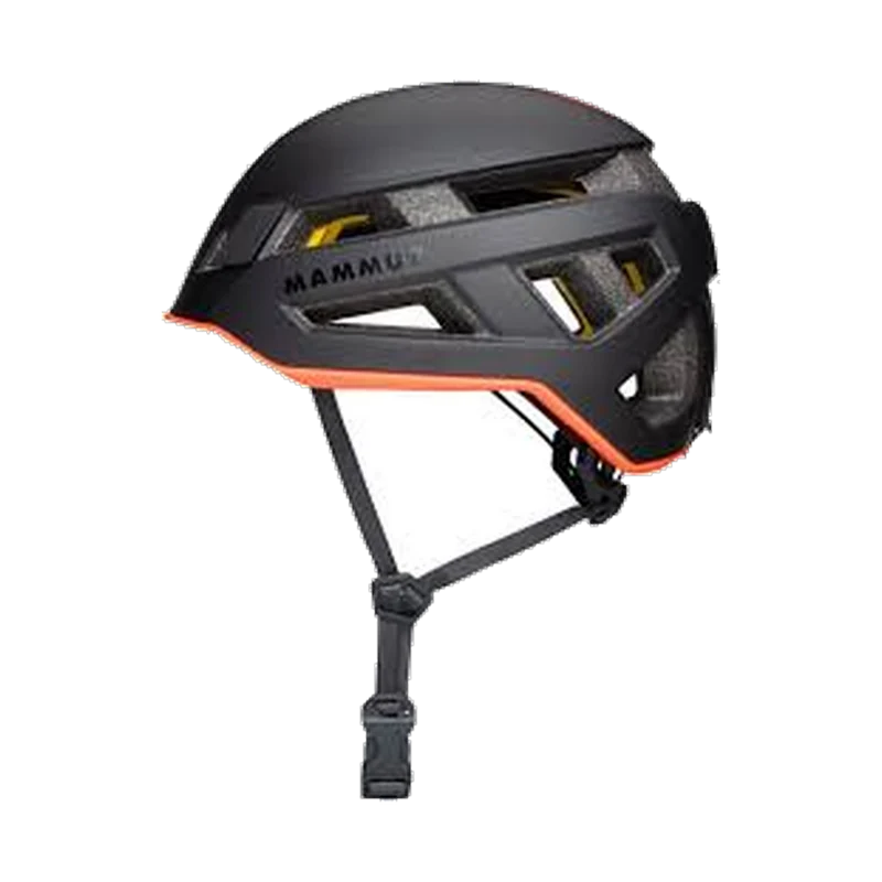Mammut Crag Sender Helmet Black, leichter Kletterhelm für Sportklettern und Alpin