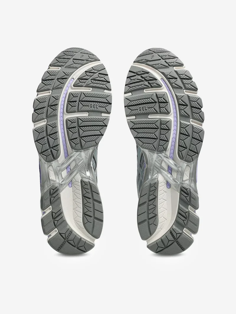 Gel Kayano 20 'Piedmont Grey' con viola