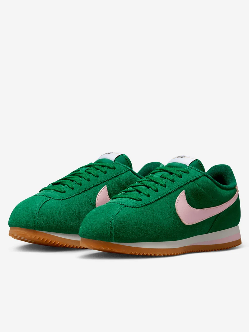 W Cortez in pelle verdi e rosa