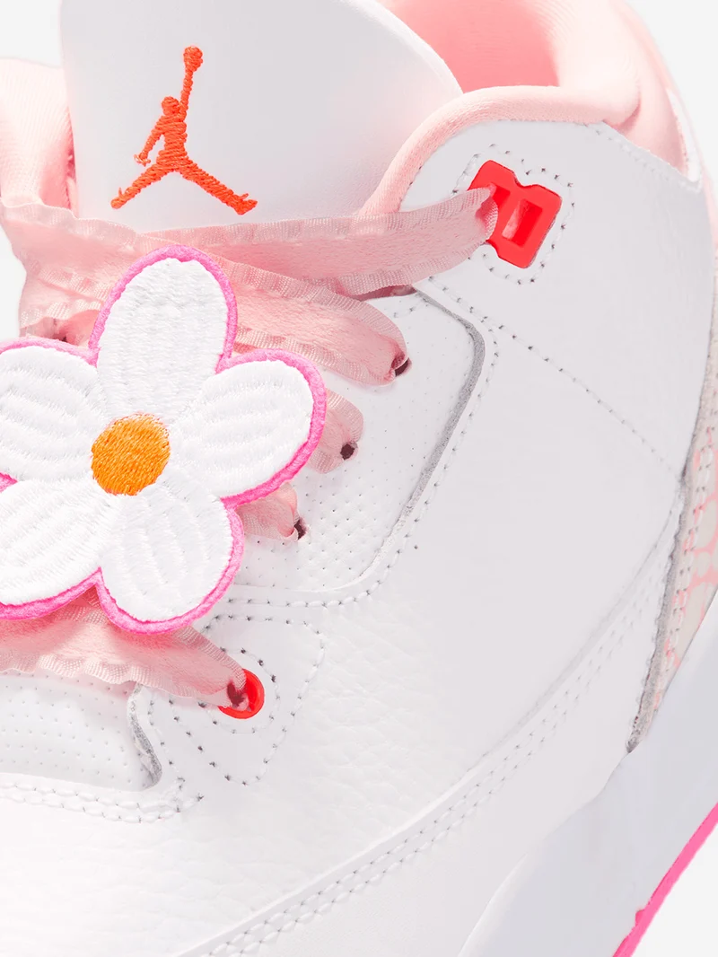 Air Jordan 3 Retro 'Pearl Pink Hyper Orange' Bambini piccoli