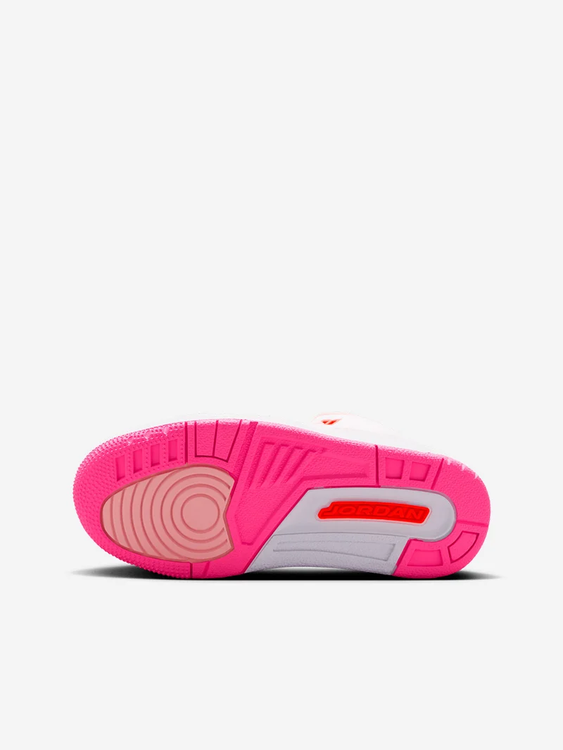 Air Jordan 3 Retro 'Pearl Pink Hyper Orange' Bambini piccoli