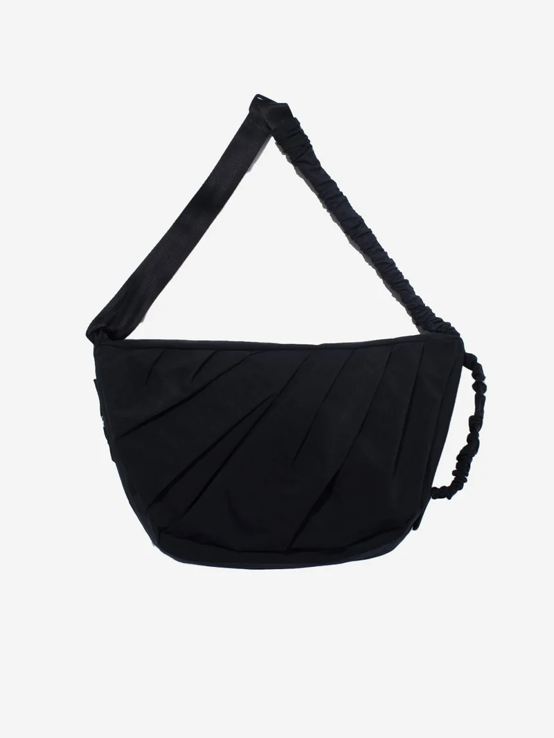 Borsa a spalla nera 'Sculpt One' in nylon