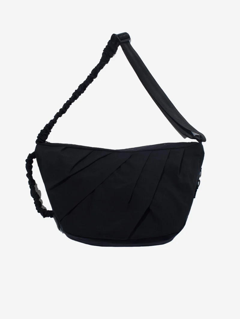 Borsa a spalla nera 'Sculpt One' in nylon