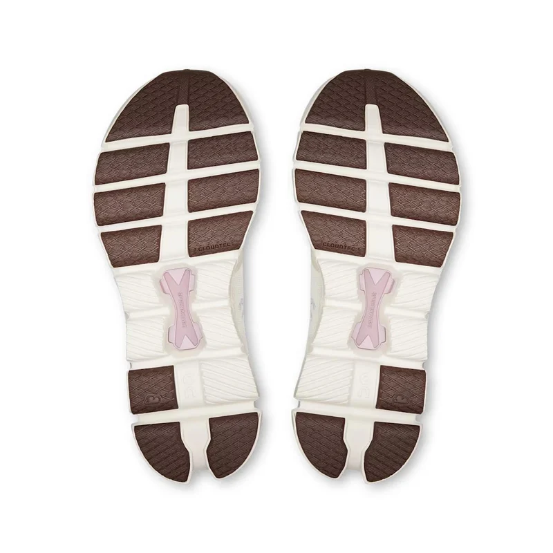 ON Damen Joggingschuhe Cloud X 4 Ivory / Heron