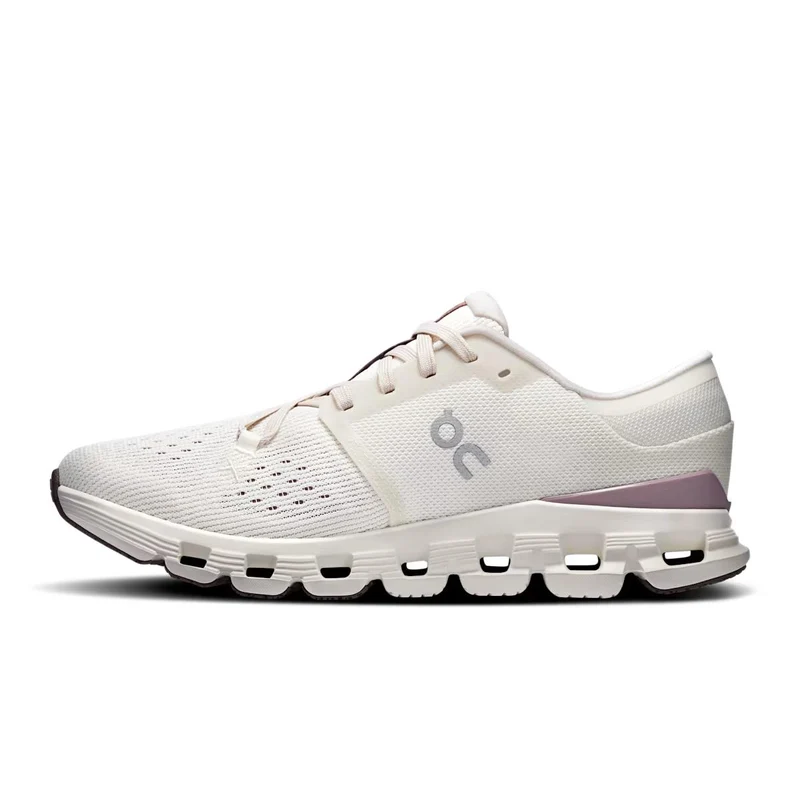 ON Damen Joggingschuhe Cloud X 4 Ivory / Heron