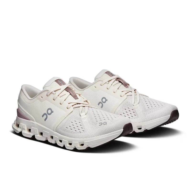 ON Damen Joggingschuhe Cloud X 4 Ivory / Heron