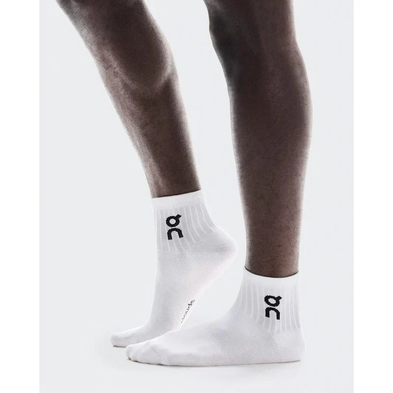 ON Socken Logo Sock Mid 3P White