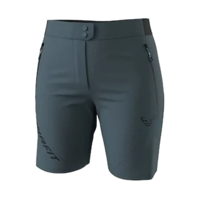 Dynafit Transalper Light Shorts W Blue, leichte Damen-Shorts für Bergsport und Trekking