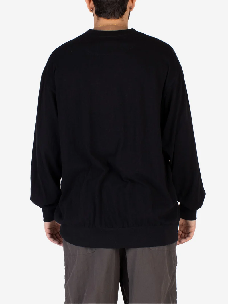 Felpa girocollo con dettaglio zip