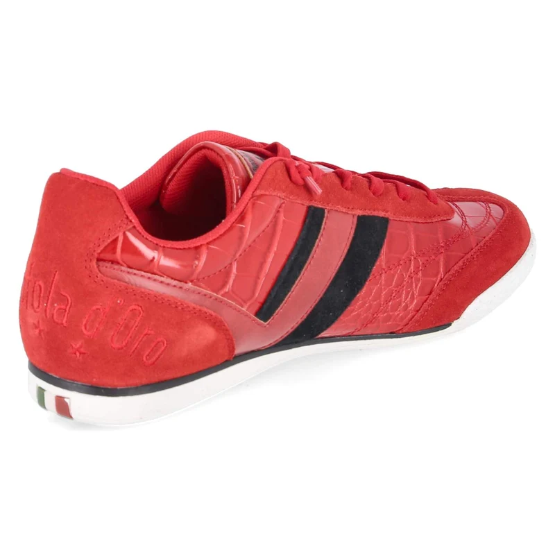 Low Sneaker VASTO SNAKE Rot