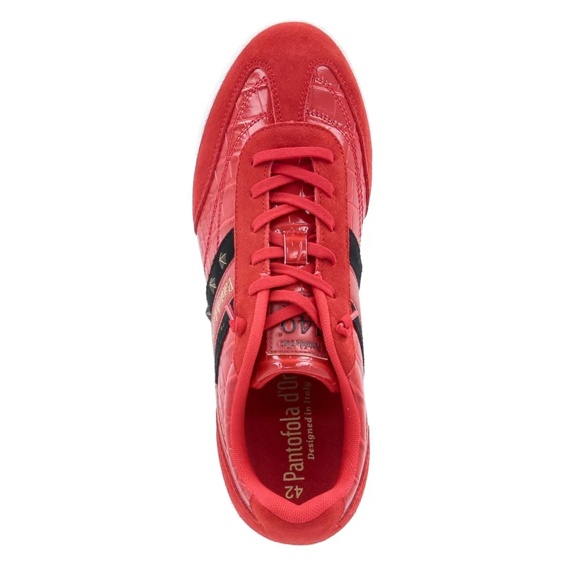 Low Sneaker VASTO SNAKE Rot