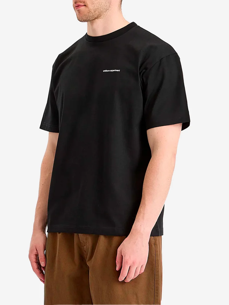 T-shirt nera Code con logo
